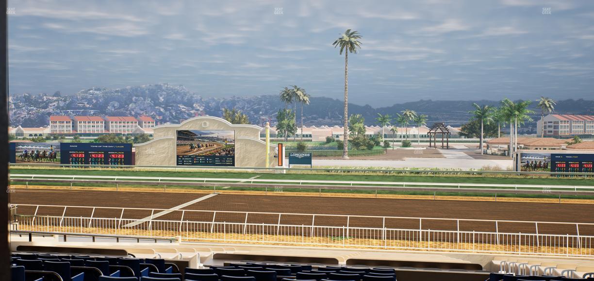 Del Mar Thoroughbred Club - Section Clubhouse Box 8 E Lvl 3 Seat View