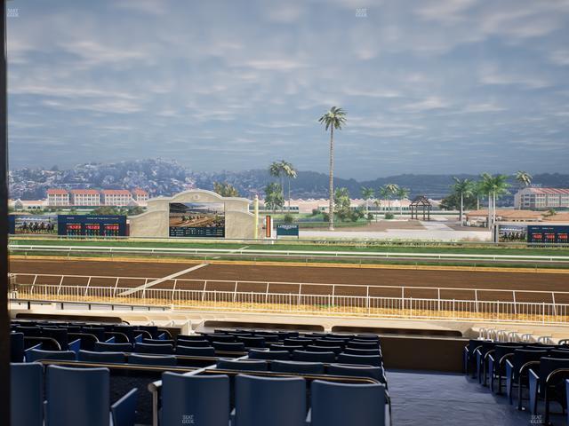 Del Mar Thoroughbred Club - Section Clubhouse Box 8 E Lvl 3 Seat View