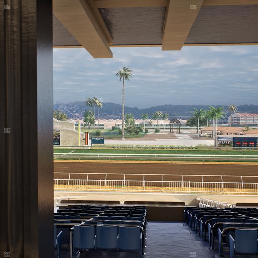Del Mar Thoroughbred Club - Section Clubhouse Box 8 G Lvl 3 Seat View