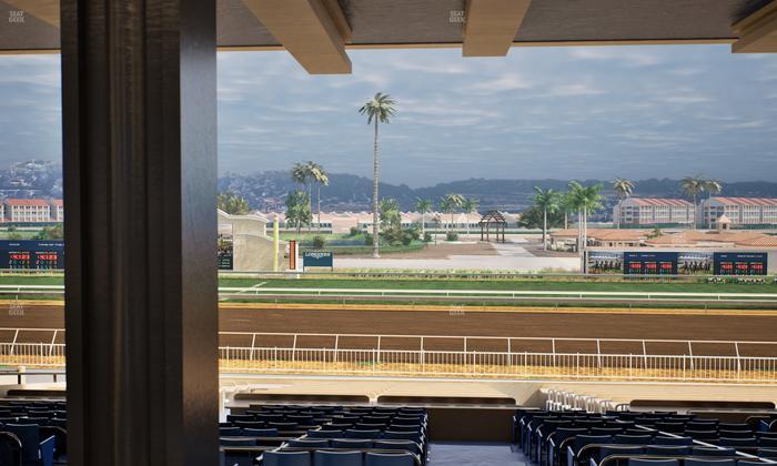 Del Mar Thoroughbred Club - Section Clubhouse Box 8 G Lvl 3 Seat View