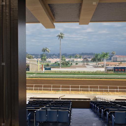 Del Mar Thoroughbred Club - Section Clubhouse Box 8 G Lvl 3 Seat View