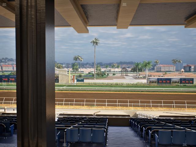 Del Mar Thoroughbred Club - Section Clubhouse Box 8 G Lvl 3 Seat View