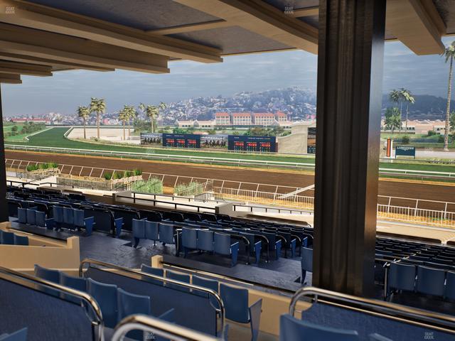 Del Mar Thoroughbred Club - Section Clubhouse Box 8 H Lvl 3 Seat View