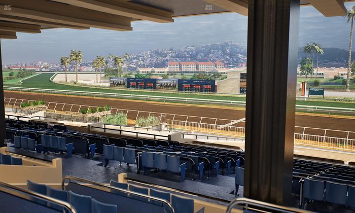 Del Mar Thoroughbred Club - Section Clubhouse Box 8 H Lvl 3 Seat View