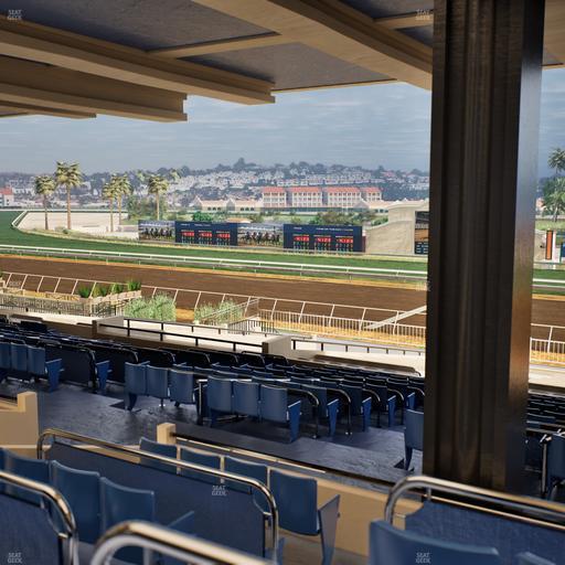 Del Mar Thoroughbred Club - Section Clubhouse Box 8 H Lvl 3 Seat View
