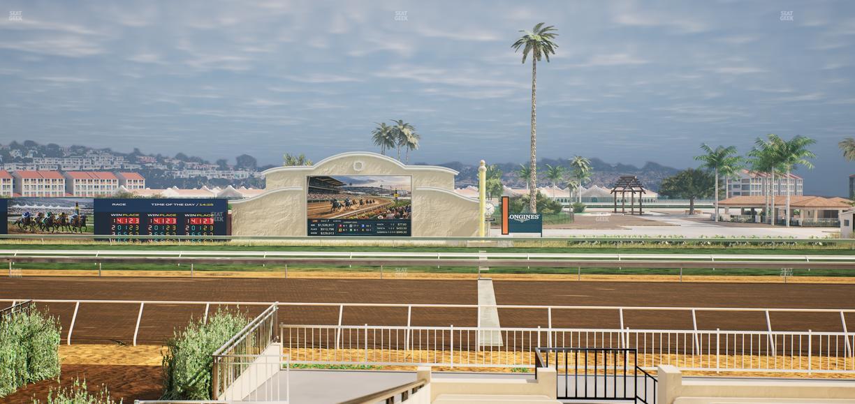 Del Mar Thoroughbred Club - Section Clubhouse Box 801 Lvl 1 Seat View