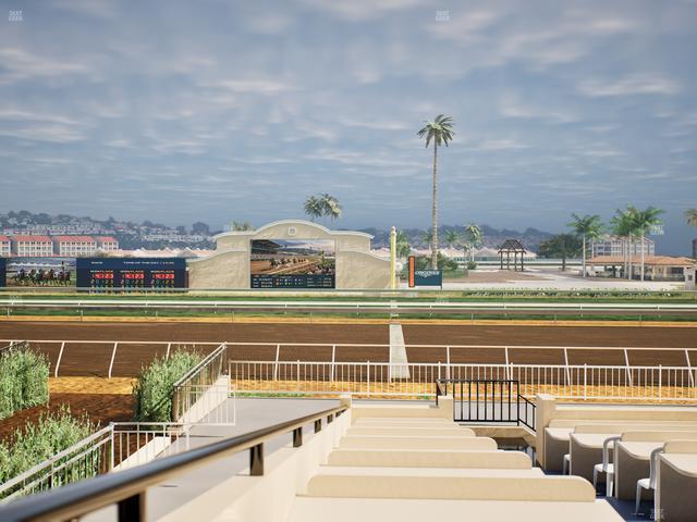 Del Mar Thoroughbred Club - Section Clubhouse Box 801 Lvl 1 Seat View