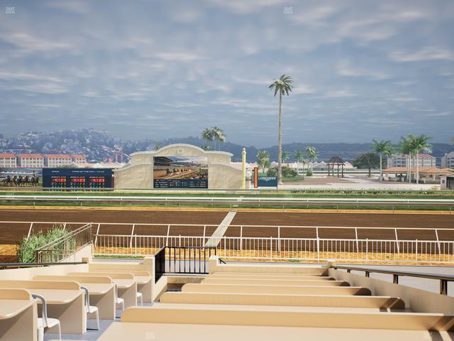 Del Mar Thoroughbred Club - Section Clubhouse Box 802 Lvl 1 Seat View