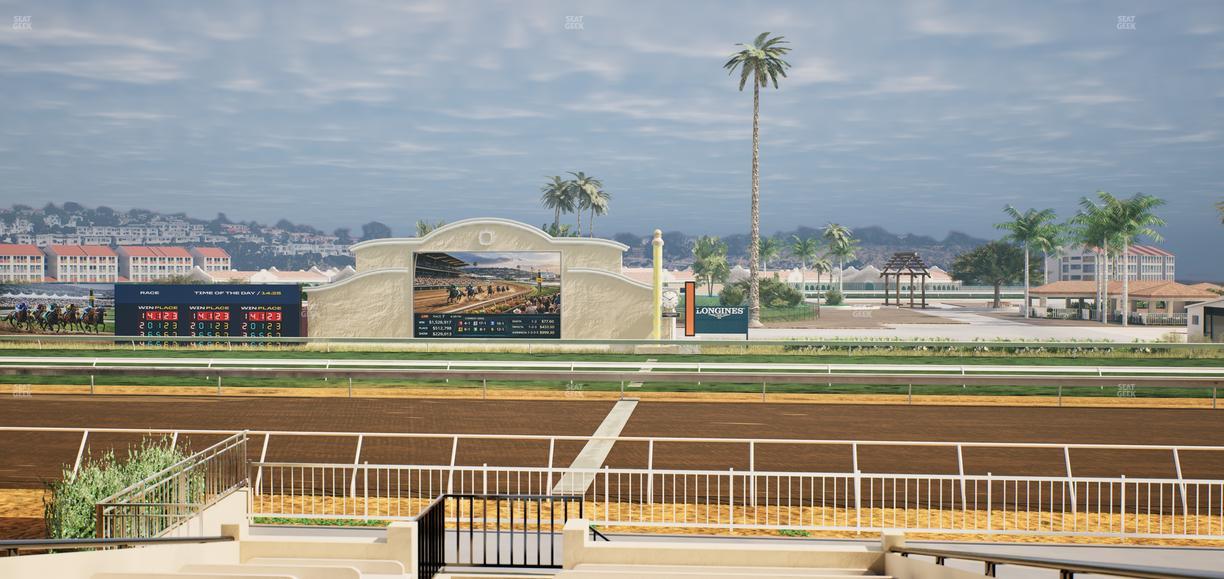 Del Mar Thoroughbred Club - Section Clubhouse Box 802 Lvl 1 Seat View
