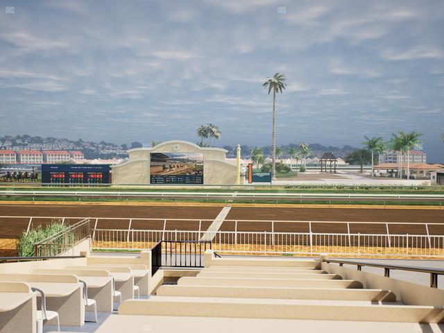 Del Mar Thoroughbred Club - Section Clubhouse Box 802 Lvl 1 Seat View