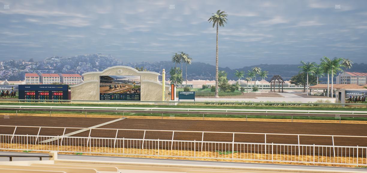 Del Mar Thoroughbred Club - Section Clubhouse Box 804 Lvl 1 Seat View