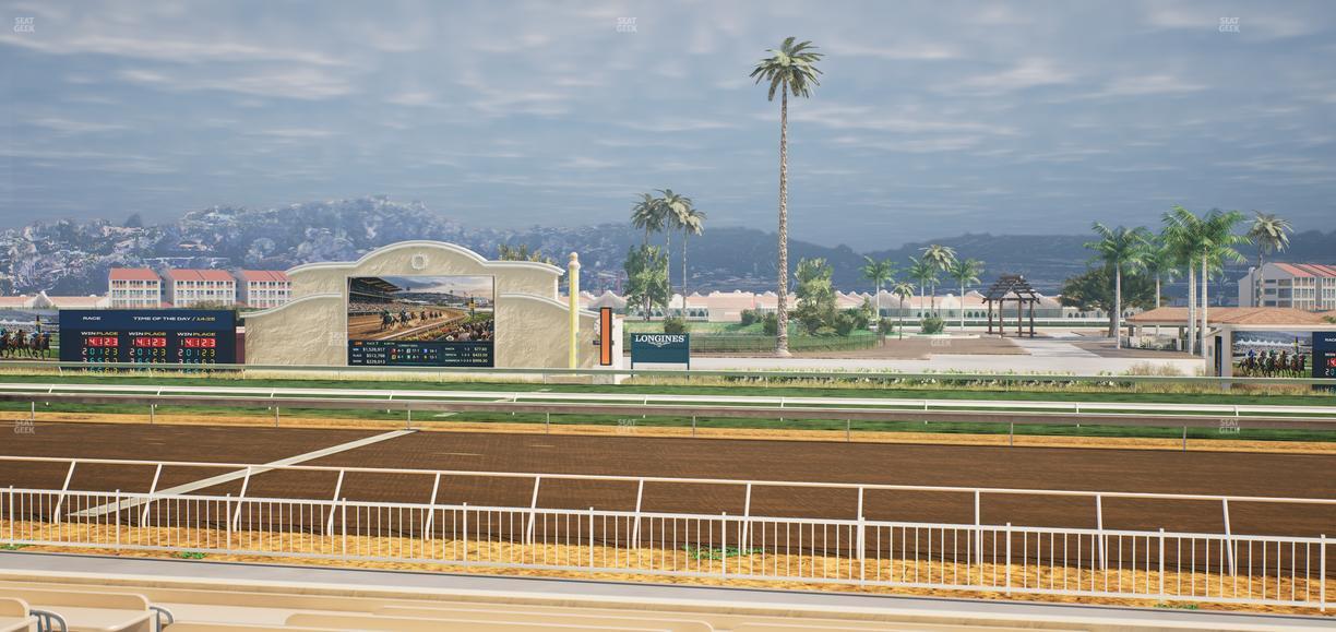 Del Mar Thoroughbred Club - Section Clubhouse Box 805 Lvl 1 Seat View