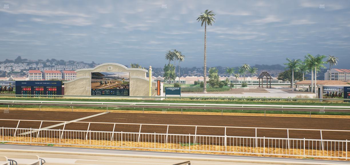 Del Mar Thoroughbred Club - Section Clubhouse Box 805 Lvl 1 Seat View