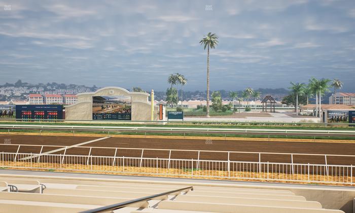 Del Mar Thoroughbred Club - Section Clubhouse Box 805 Lvl 1 Seat View