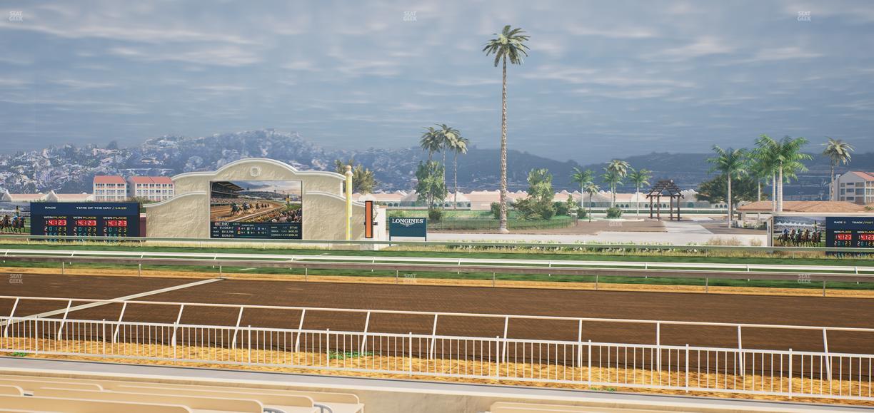 Del Mar Thoroughbred Club - Section Clubhouse Box 806 Lvl 1 Seat View