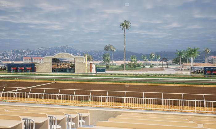 Del Mar Thoroughbred Club - Section Clubhouse Box 806 Lvl 1 Seat View