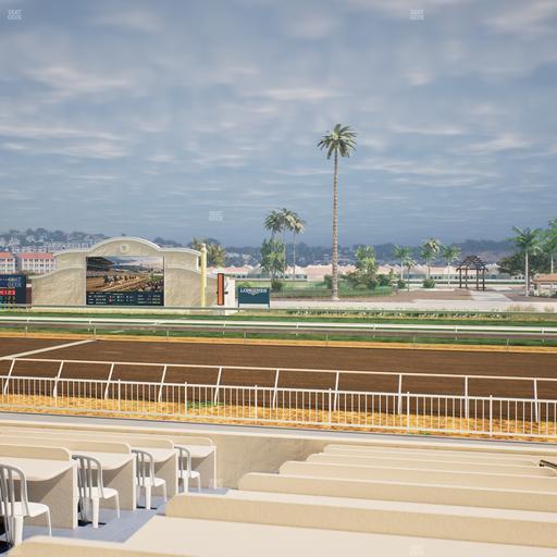 Del Mar Thoroughbred Club - Section Clubhouse Box 806 Lvl 1 Seat View