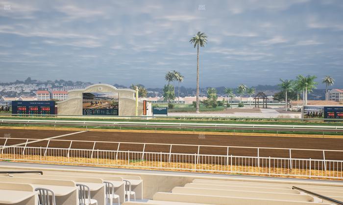 Del Mar Thoroughbred Club - Section Clubhouse Box 806 Lvl 1 Seat View