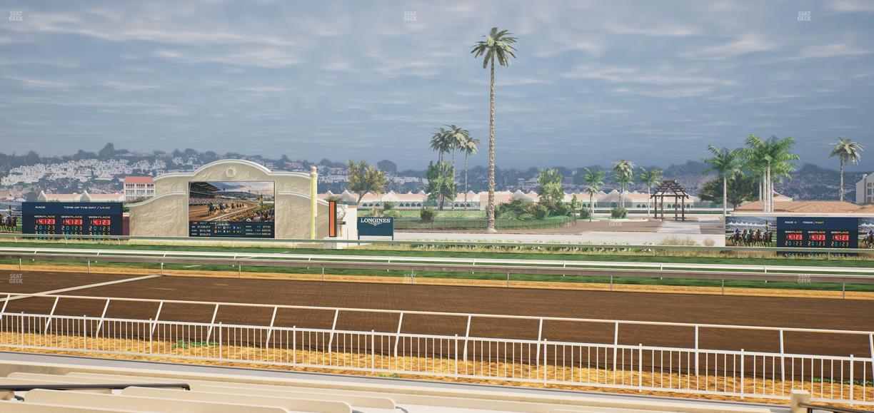 Del Mar Thoroughbred Club - Section Clubhouse Box 808 Lvl 1 Seat View