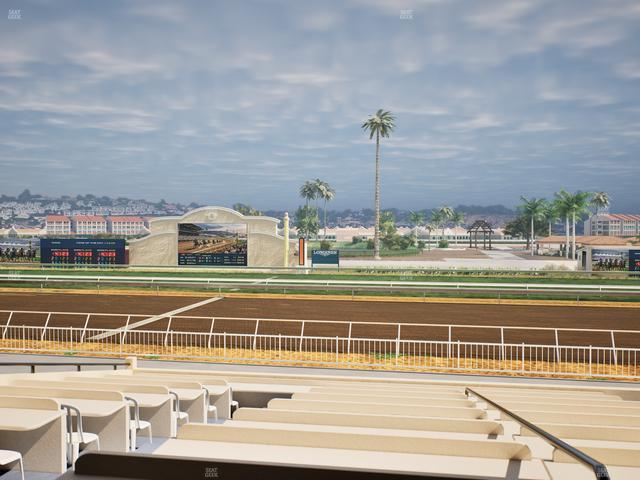 Del Mar Thoroughbred Club - Section Clubhouse Box 9 A Lvl 2 Seat View