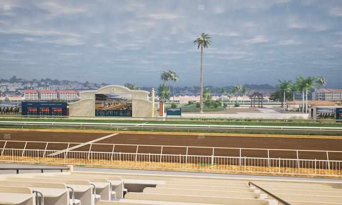 Del Mar Thoroughbred Club - Section Clubhouse Box 9 A Lvl 2 Seat View