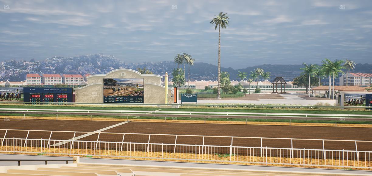 Del Mar Thoroughbred Club - Section Clubhouse Box 9 A Lvl 2 Seat View