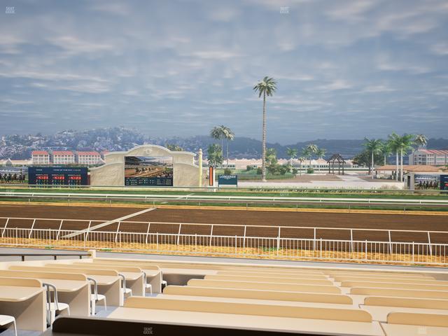 Del Mar Thoroughbred Club - Section Clubhouse Box 9 A Lvl 2 Seat View