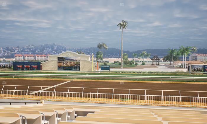 Del Mar Thoroughbred Club - Section Clubhouse Box 9 A Lvl 2 Seat View