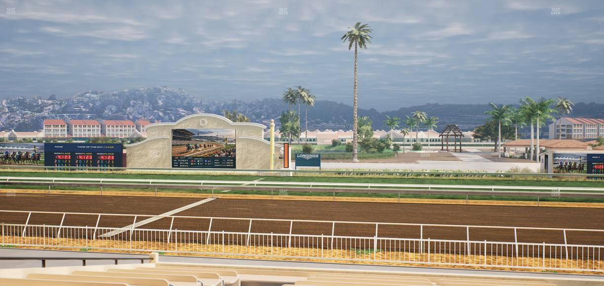 Del Mar Thoroughbred Club - Section Clubhouse Box 9 B Lvl 2 Seat View