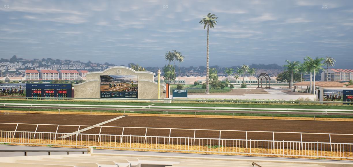 Del Mar Thoroughbred Club - Section Clubhouse Box 9 B Lvl 2 Seat View