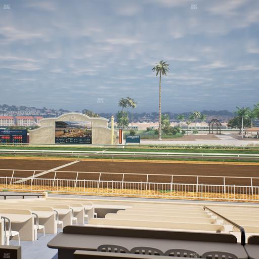 Del Mar Thoroughbred Club - Section Clubhouse Box 9 B Lvl 2 Seat View