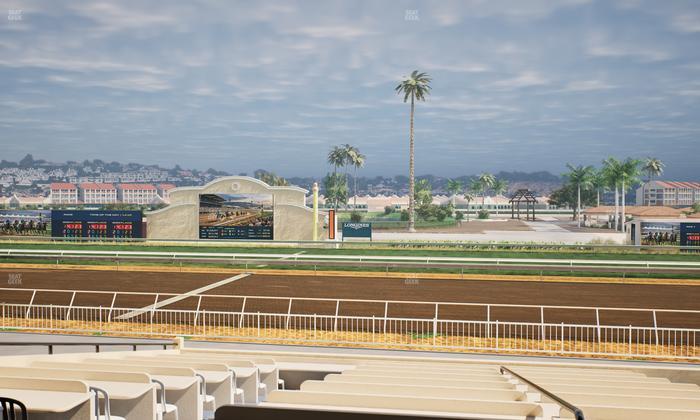 Del Mar Thoroughbred Club - Section Clubhouse Box 9 B Lvl 2 Seat View