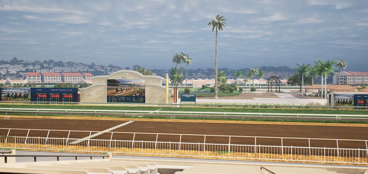 Del Mar Thoroughbred Club - Section Clubhouse Box 9 C Lvl 2 Seat View