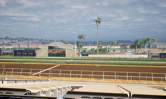 Del Mar Thoroughbred Club - Section Clubhouse Box 9 C Lvl 2 Seat View
