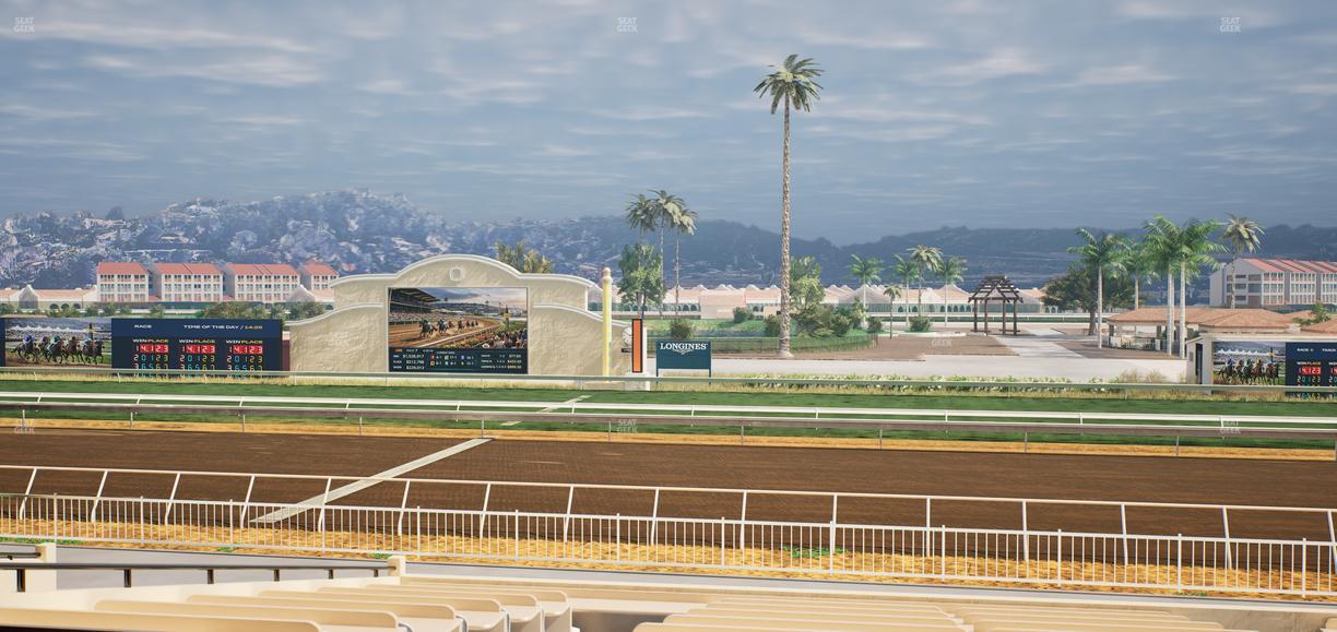 Del Mar Thoroughbred Club - Section Clubhouse Box 9 C Lvl 2 Seat View