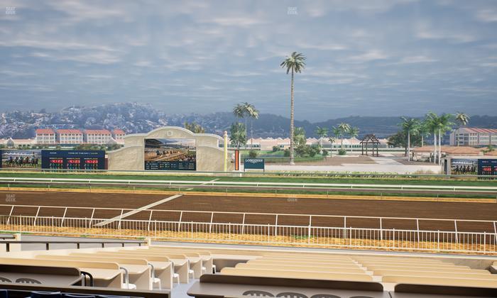 Del Mar Thoroughbred Club - Section Clubhouse Box 9 C Lvl 2 Seat View
