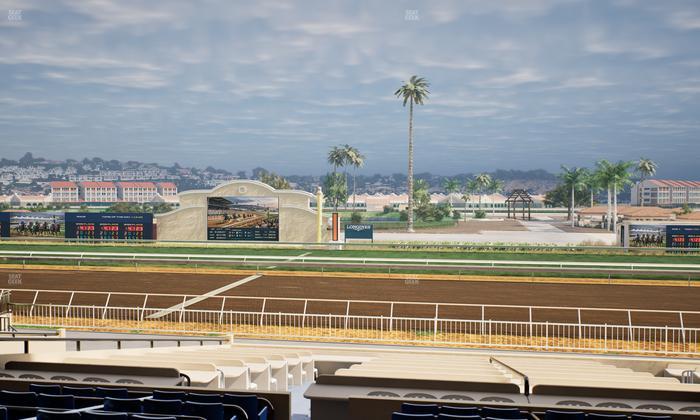 Del Mar Thoroughbred Club - Section Clubhouse Box 9 D Lvl 2 Seat View