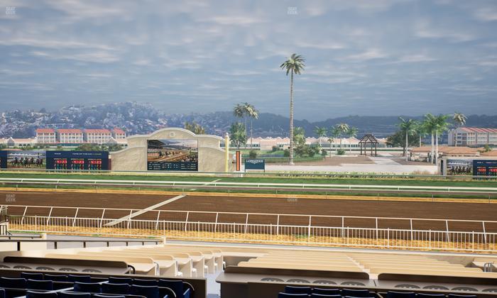 Del Mar Thoroughbred Club - Section Clubhouse Box 9 D Lvl 2 Seat View