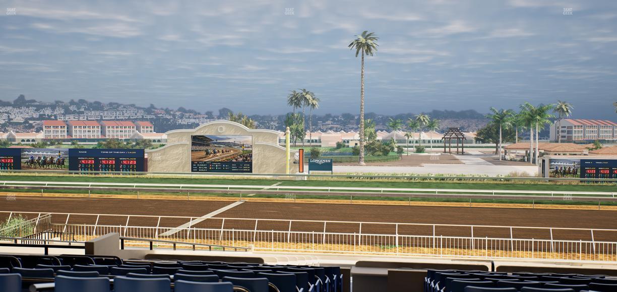 Del Mar Thoroughbred Club - Section Clubhouse Box 9 E Lvl 3 Seat View