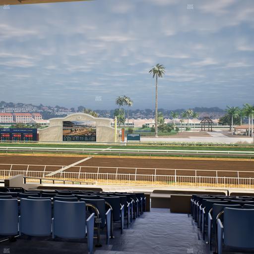 Del Mar Thoroughbred Club - Section Clubhouse Box 9 E Lvl 3 Seat View