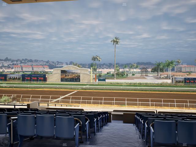 Del Mar Thoroughbred Club - Section Clubhouse Box 9 E Lvl 3 Seat View