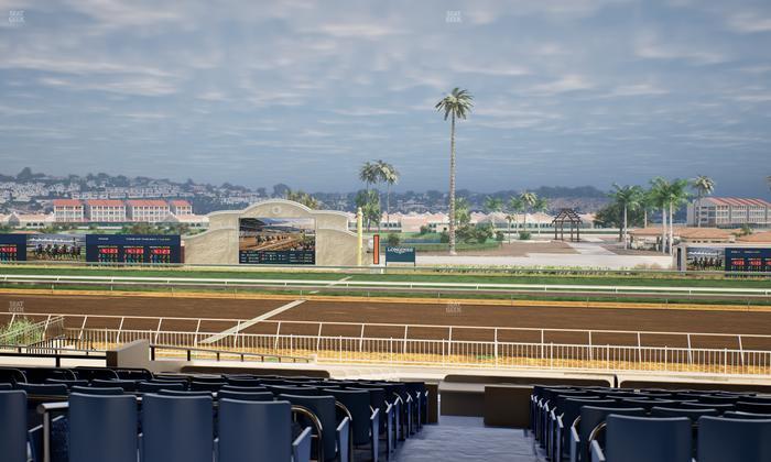 Del Mar Thoroughbred Club - Section Clubhouse Box 9 E Lvl 3 Seat View