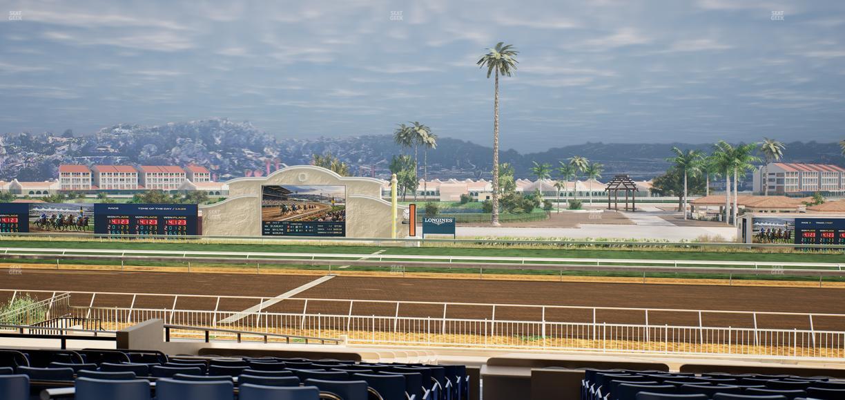 Del Mar Thoroughbred Club - Section Clubhouse Box 9 E Lvl 3 Seat View