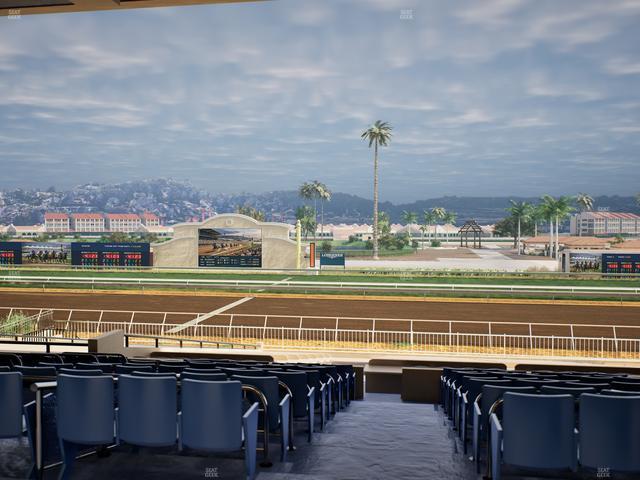 Del Mar Thoroughbred Club - Section Clubhouse Box 9 E Lvl 3 Seat View