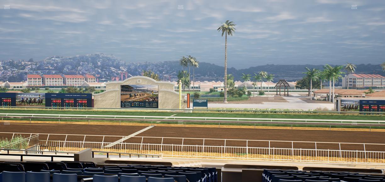 Del Mar Thoroughbred Club - Section Clubhouse Box 9 F Lvl 3 Seat View