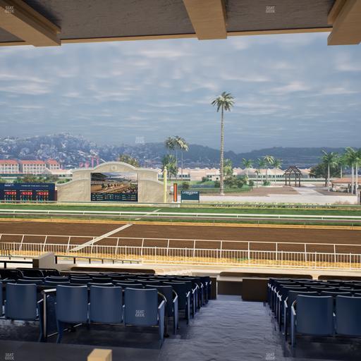 Del Mar Thoroughbred Club - Section Clubhouse Box 9 F Lvl 3 Seat View