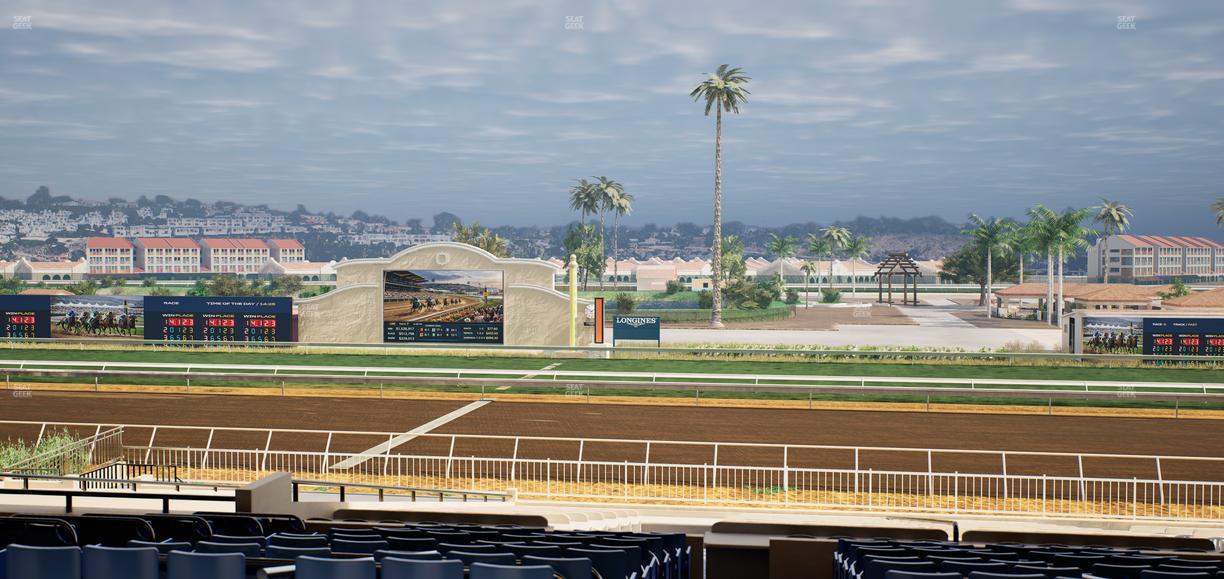 Del Mar Thoroughbred Club - Section Clubhouse Box 9 F Lvl 3 Seat View