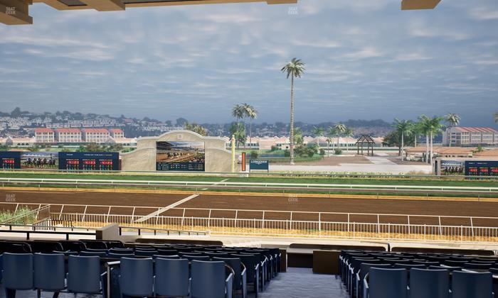Del Mar Thoroughbred Club - Section Clubhouse Box 9 F Lvl 3 Seat View