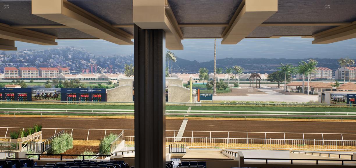 Del Mar Thoroughbred Club - Section Clubhouse Seat Lvl 3 Sec 10 Seat View