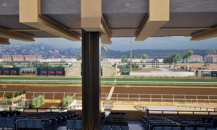 Del Mar Thoroughbred Club - Section Clubhouse Seat Lvl 3 Sec 10 Seat View